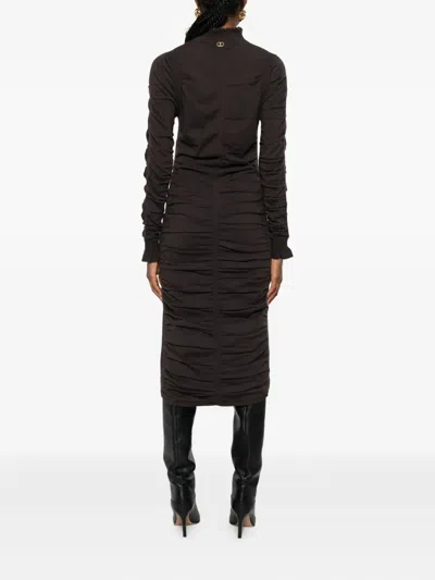 Twinset 252tt3152 Dress In Brown