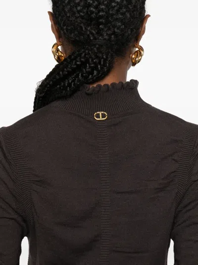 Twinset 252tt3152 Dress In Brown