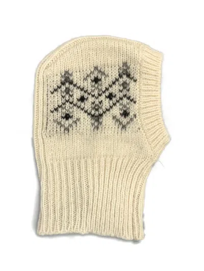 Moncler Patterned Balaclava In Neutral