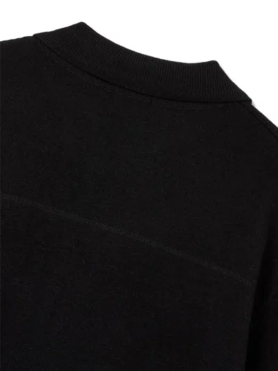 Studio Tomboy Zip-up Cardigan In Black