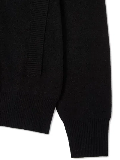 Studio Tomboy Zip-up Cardigan In Black