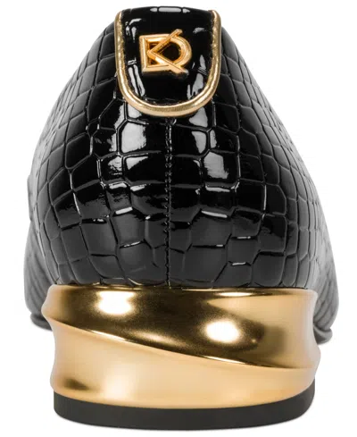 Donna Karan Women's Savita Snip Toe Flats In Black