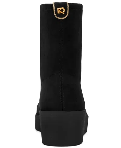 Donna Karan Women's Valory Wedge Booties In Black