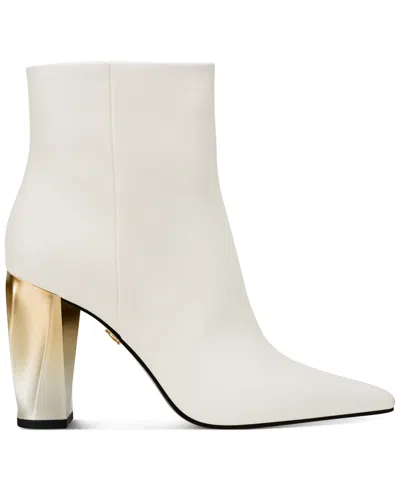 Donna Karan New York Sofia Block Heel Bootie In White