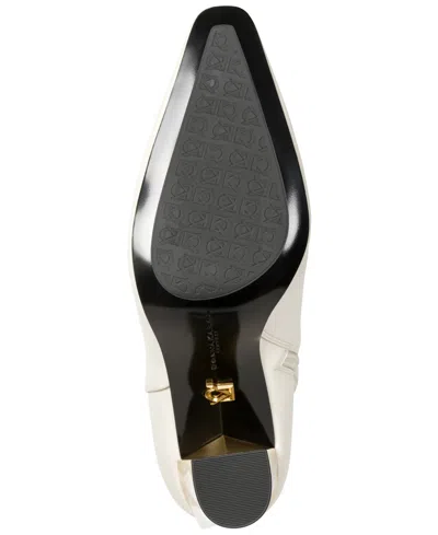 Donna Karan New York Sofia Block Heel Bootie In White