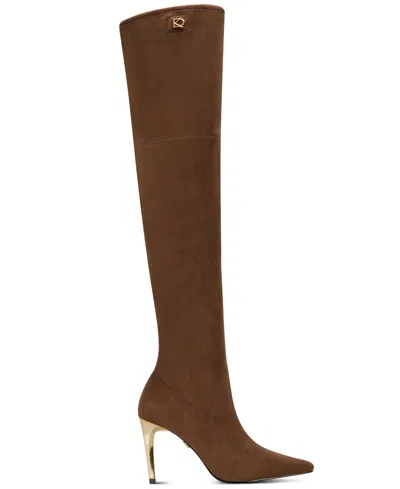 Donna Karan Women's Over The Knee Boots In Brown