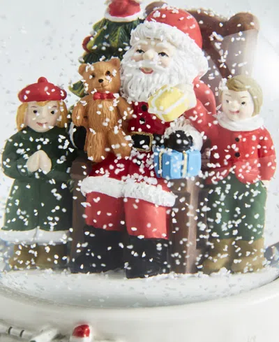 Spode Christmas Tree Christmas Village Snow Globe In Multi