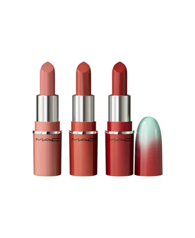 Mac Wildest Gleams Mini Lustreglass Lip Trio Classics (worth £48)