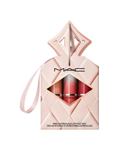 Mac Wildest Gleams Mini Lustreglass Lip Trio Classics (worth £48)