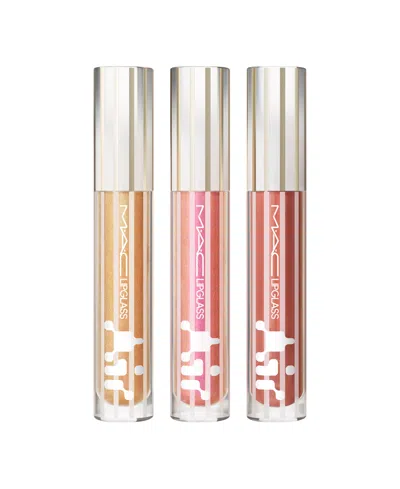 Mac Glossed Out Lipglass Trio In Multi