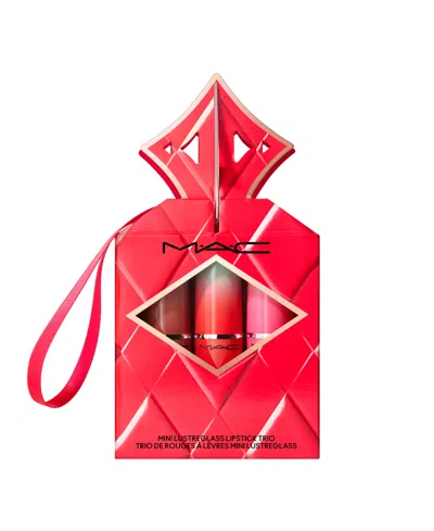 Mac Wildest Gleams Mini Lustreglass Lip Trio Brights In Multi