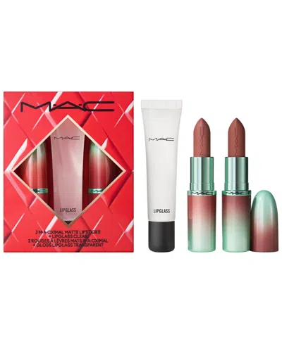 Mac 3-pc. Ximal Lipstick And Lipglass Gift Set In Multi