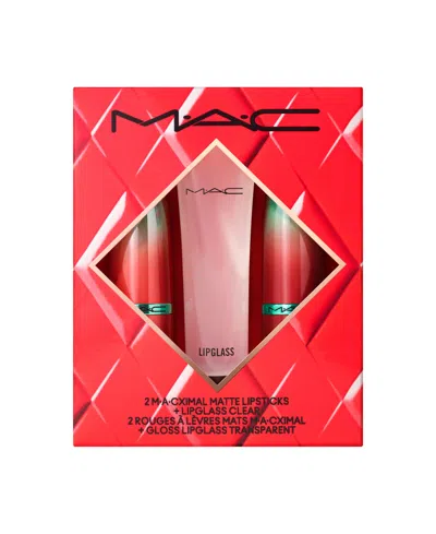 Mac 3-pc. Ximal Lipstick And Lipglass Gift Set In Multi