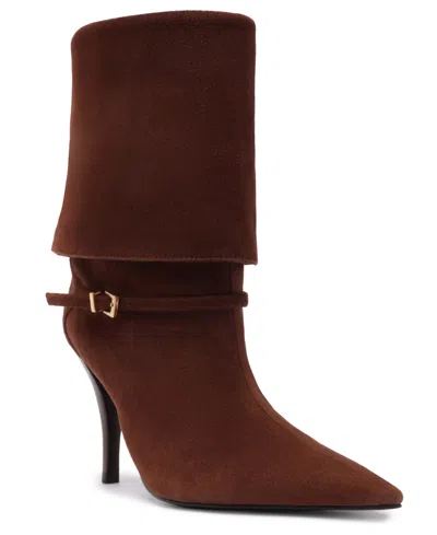 Schutz Rudy Stiletto Boot In Brown