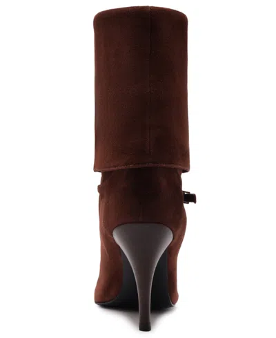 Schutz Rudy Stiletto Boot In Brown