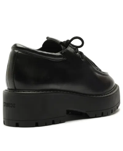 Schutz Cia Moc-toe Platform Shoe In Black, Women's At Urban Outfitters In Black