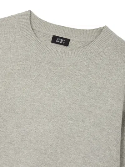 Studio Tomboy Round-neck Sweater In Gray