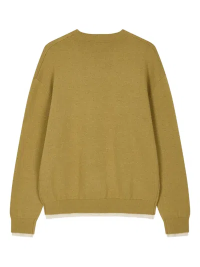 Studio Tomboy Round-neck Sweater In Green
