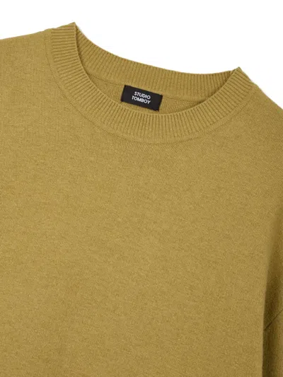 Studio Tomboy Round-neck Sweater In Green