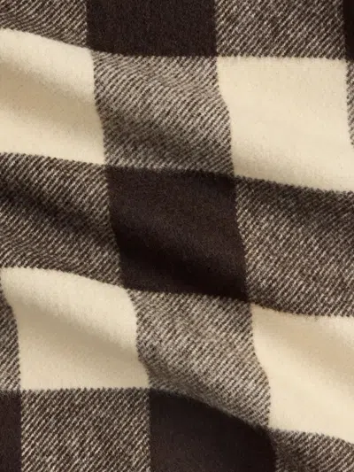 Ralph Lauren Check-pattern Wool Shirt In Brown