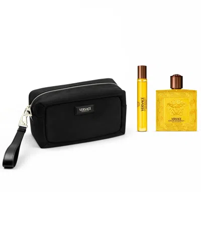 Versace Eros Energy Eau De Parfum 100ml Set (worth £124) In Yellow