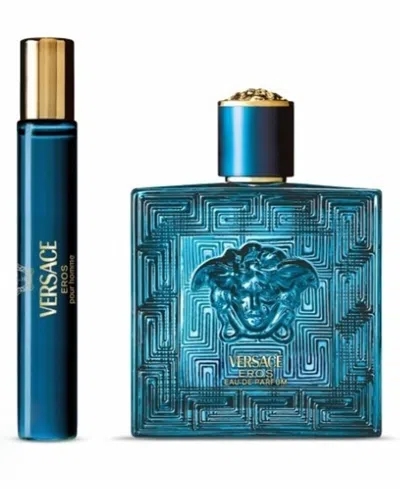 Versace Eros Eau De Parfum Gift Set ($206 Value) In Transparent