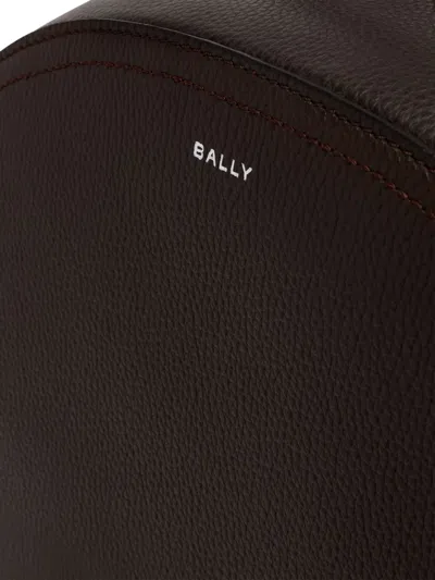 Bally Capitol Grained-leather Backpack In Brown