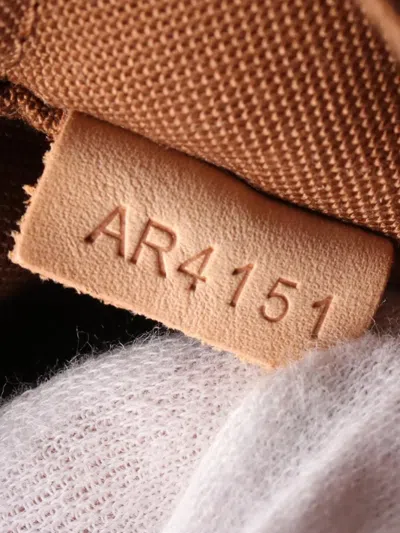 Pre-owned Louis Vuitton 2011 Monogram Trotteur Beaubourg Crossbody Bag In Brown