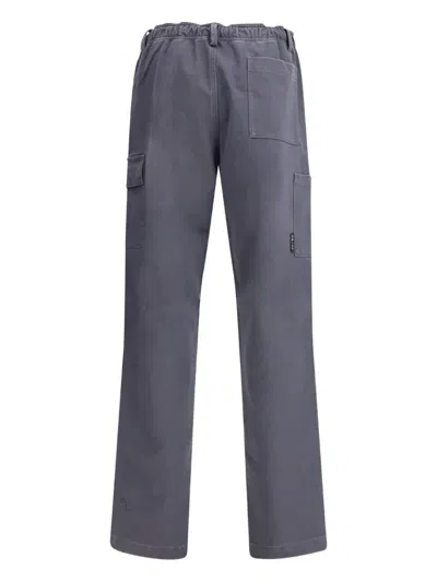 Gr10k Washed Ash Grey Cargo Pants With Utility Pockets In Gray