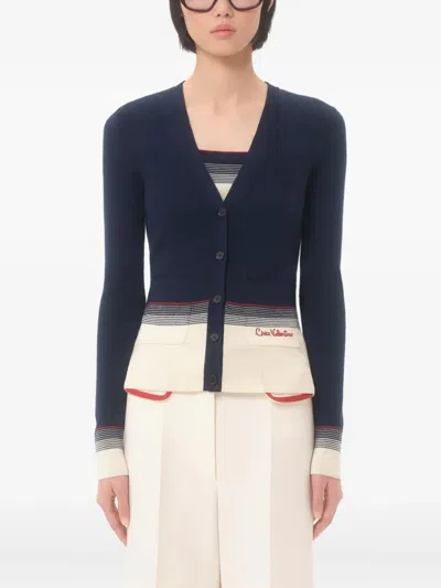 Valentino Garavani Knitwear In Blue