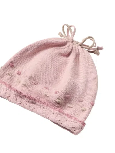 Mayoral Open-work Trouser Set In Pink