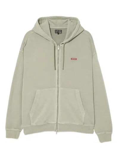 Izzue Logo-embroidered Hoodie In Green