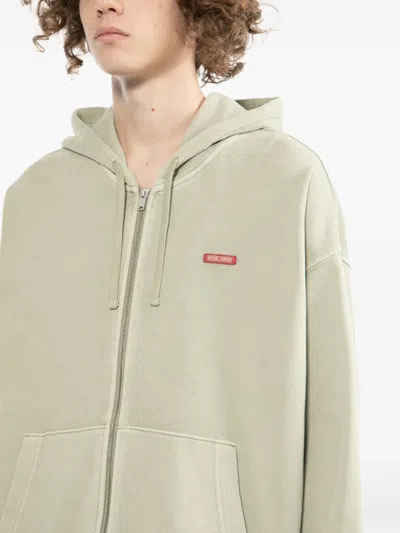 Izzue Logo-embroidered Hoodie In Green