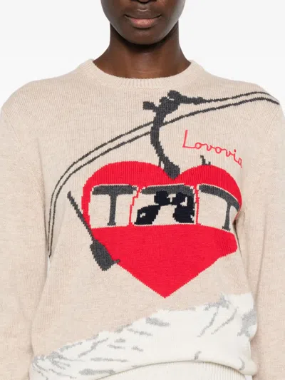 Mc2 Saint Barth New Queen C Jumper In Neutral