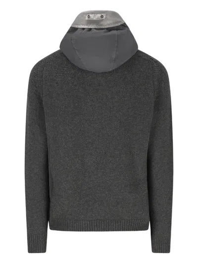 C.p. Company Zip-up Hoodie In Black