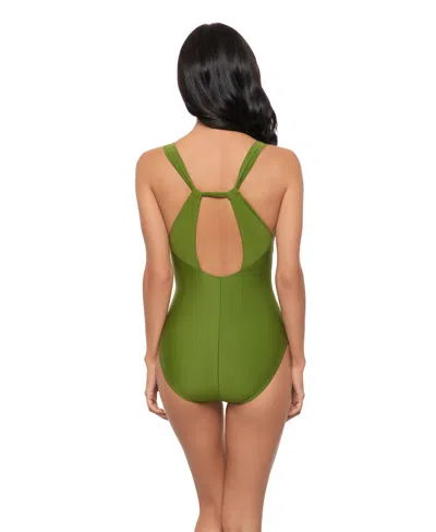 Magicsuit Solid Dakota One Piece Swimsuit In Green