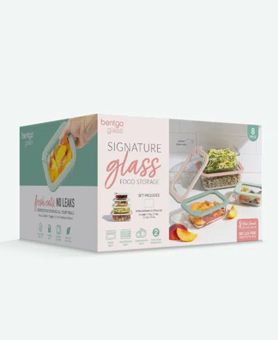 Bentgo Signature 8-pc. Glass Food Storage Set In Transparent