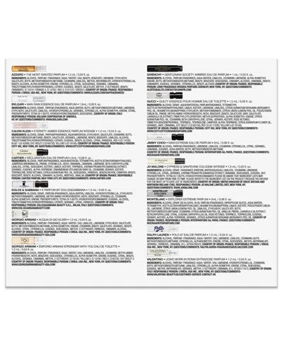 Created For Macy's Macy's 18-pc. Favorite Scents Sampler Set For Him Eau De Parfum Fragrance Kit In Transparent