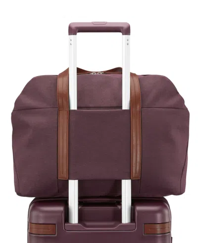 Samsonite Virtuosa Weekender Duffel Overnight Bag With Laptop Computer Sleeve In Burgundy