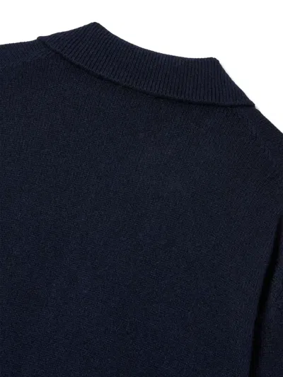 Studio Tomboy Button-down Cardigan In Blue