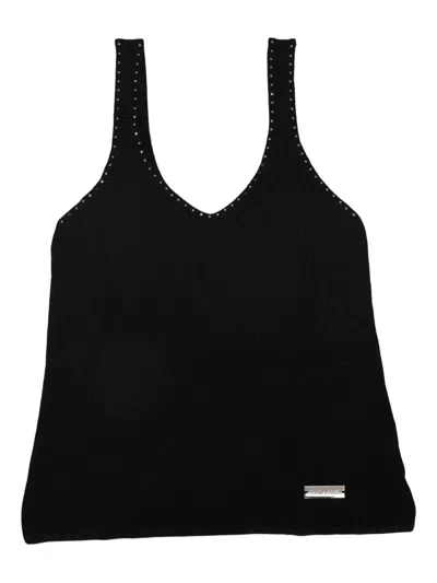 Izaak Azanei V-neck Top In Black