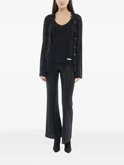 Izaak Azanei V-neck Top In Black