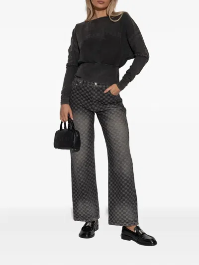 Misbhv Long-sleeve Top In Gray