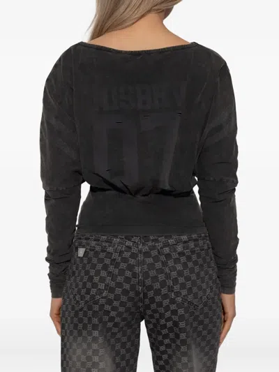 Misbhv Long-sleeve Top In Gray