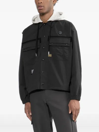 Aape By A Bathing Ape Logo-patched Jacket In Black
