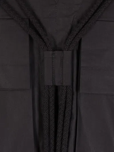 Craig Green High-collar Hooded Jacket In Black