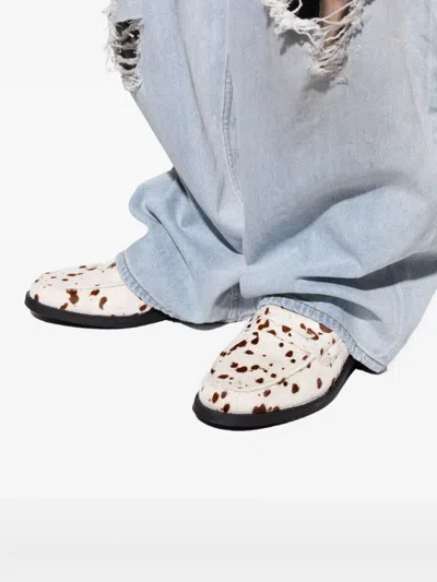 Duke & Dexter Wilde Penny Loafers In White