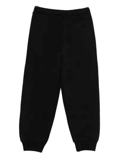 Marni Kids Logo Signature Pants In Black