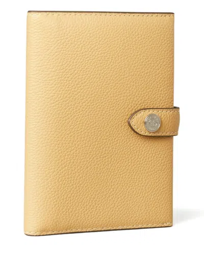 Tory Burch Textured Passport Case Accessories In Brown