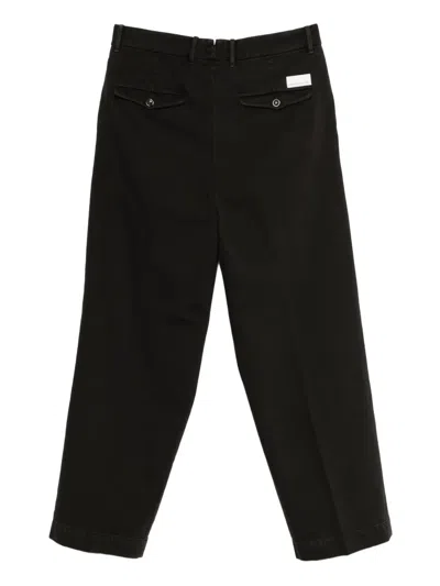 Nine In The Morning Pleated Chino Pants In Black